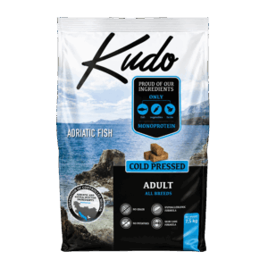 KUDO Adriatic Fish All Breeds – Gabonamentes, hidegen sajtolt száraz kutyatáp 7,5 kg