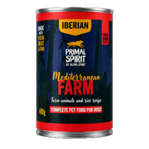 Primal Mediterranean Farm – Teljes értékű nedves kutyaeledel 400 g